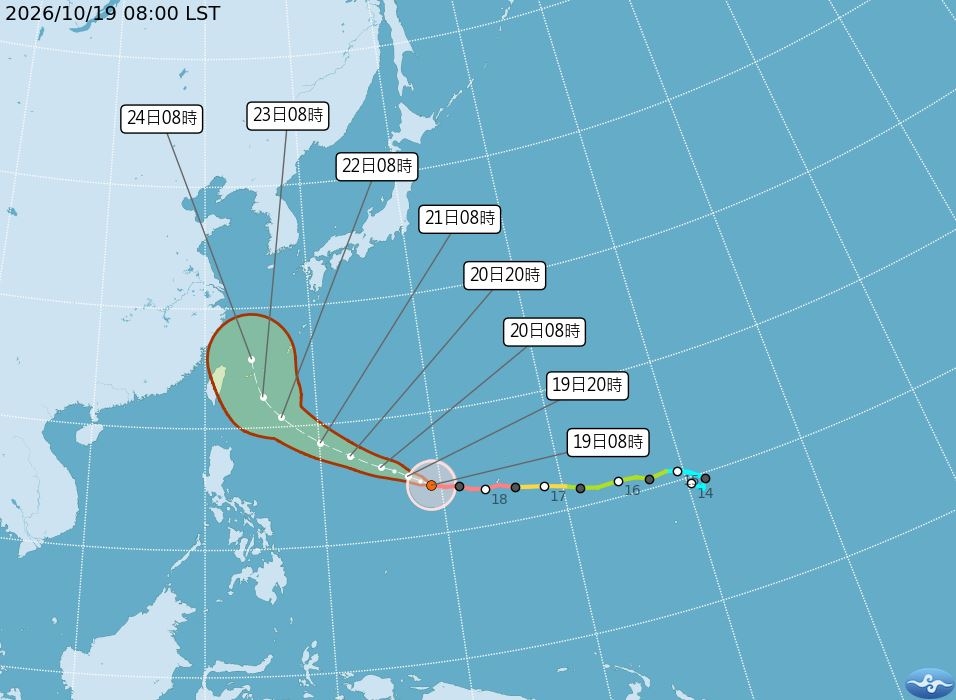 快新聞/氣象署