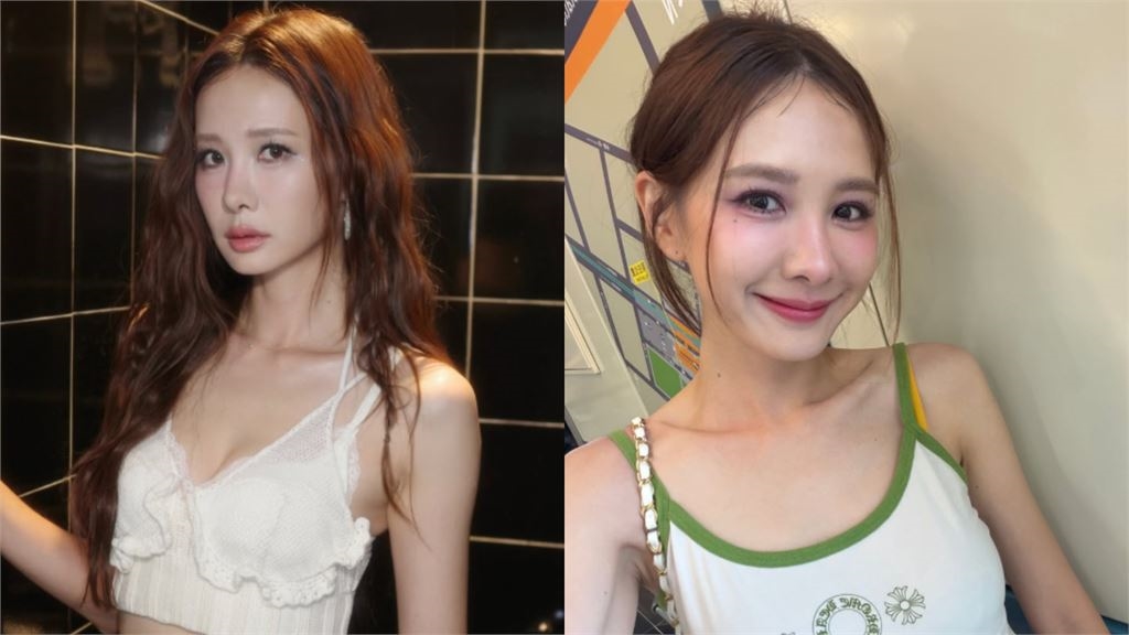 安心亞透視上衣「辣秀黑Bra」深溝全看光！鏡子反射真實身材…網友全暴動
