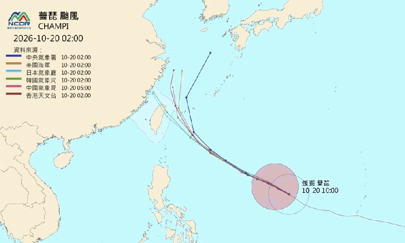 強颱「薔琵」路徑分歧！「擦邊VS.直撲」最新預測曝光　週五、週六全台防風雨