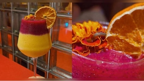 「嵩sung」飲料裝飾花上驚見蛞蝓在爬！店員竟稱正常　業者道歉了