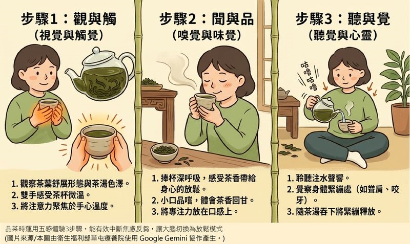壓力大「大腦停不下來」?專家教「正念品茶」找回平靜