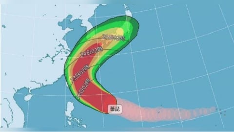 颱風薔琵逼近!最快今晚發海警 專家曝風雨最劇烈時間點