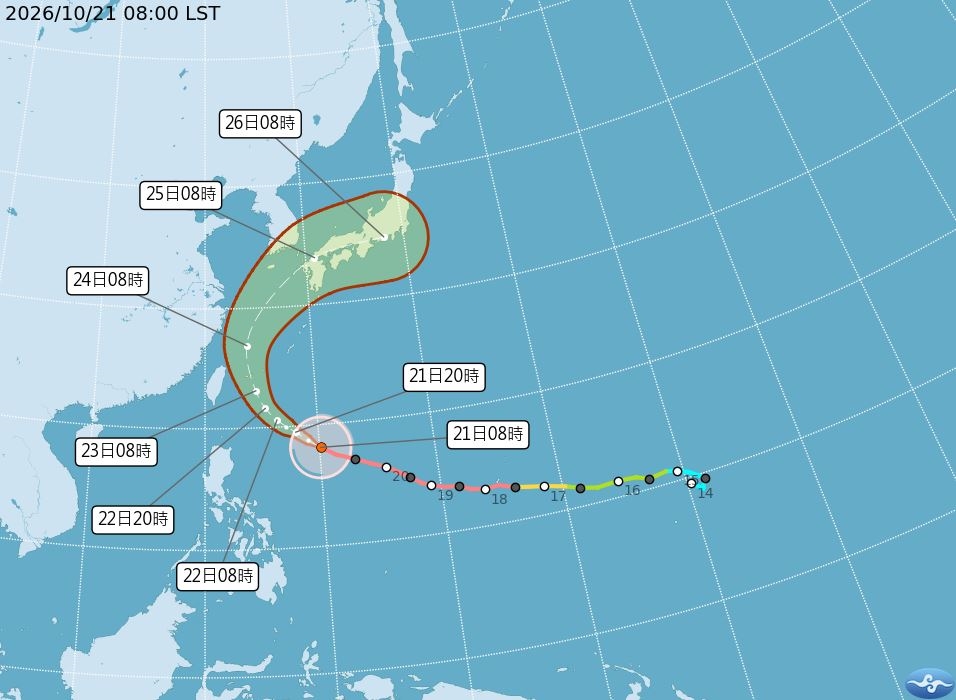 快新聞/強颱薔琵最新預測!專家示警「黃金36小時」雨勢最猛 這些地方恐迎大豪雨