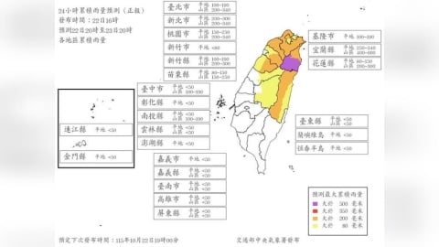 要放颱風假了?4縣市達停班課標準 最新雨量預測出爐