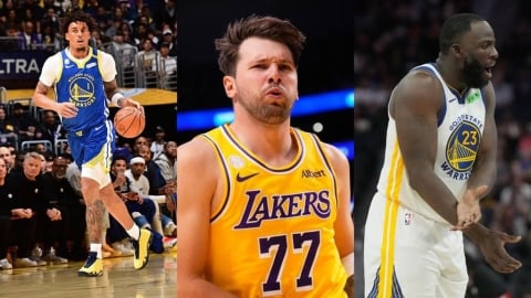 NBA(影)／全對！勇士菜鳥首秀就槓上湖人少主東77！老大哥嘴綠發聲力挺小老弟