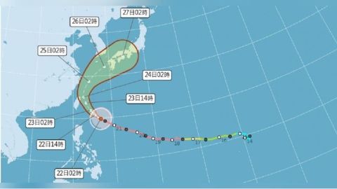 颱風薔琵路徑再西修！陸警估本島19縣市全中　專家曝影響時間拉長