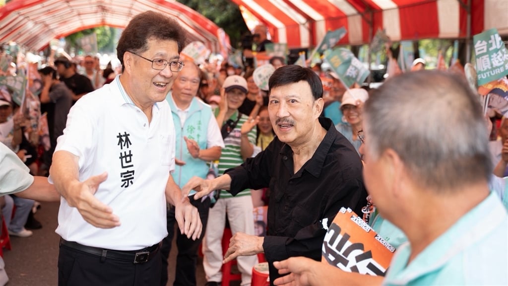 余天力挺好友林世宗參選北市議員（圖／林世宗服務處提供）