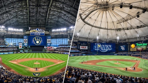 MLB(影)／世界大賽竟然不怕下雨！釀酒人、光芒兩隊室內球場有望寫下歷史