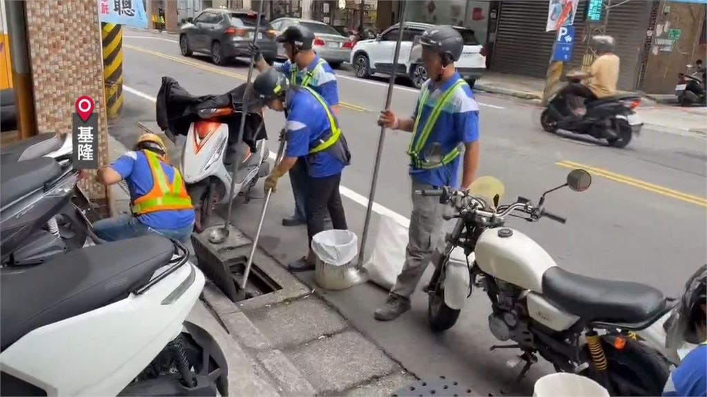 薔琵來襲!基隆加強清溝 兩棲突擊戰車進駐蘇澳防颱