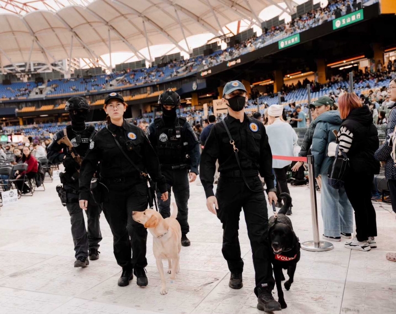 警犬經過「疊加訓練」可以同時辨認好幾種毒品,但訓犬時間得超過一年。(圖∕台中市刑大提供)
