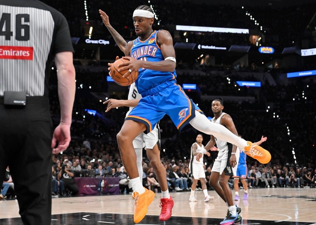NBA(影)／雷霆已確定贏球！SGA要求提前退場！連續得分至少20分場次紀錄中斷