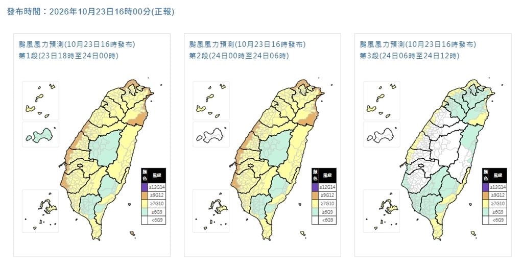 快新聞／明天繼續颱風假？最新風雨預測出爐　16縣市達停班課標準