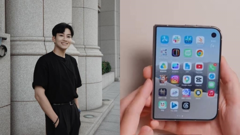 開箱10萬摺疊機翻車!Joeman手機驚現「盜版漫畫App」 網酸:沒錢買漫畫?