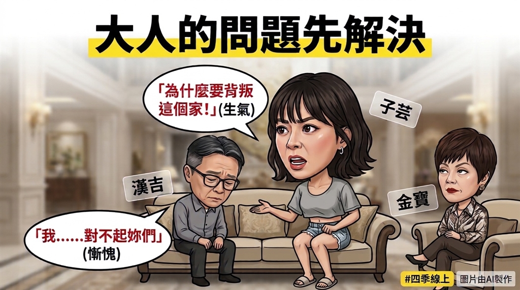 《豆腐媽媽》彭家感情犯太歲!爸爸「外遇對象是男友媽媽」你是子芸會如何面對亦帆呢!