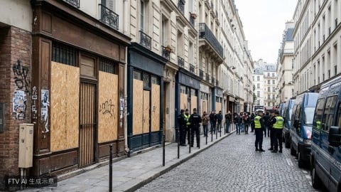 法國各地掀反生活成本抗議!警射催淚瓦斯驅離 商家急釘木板防搶