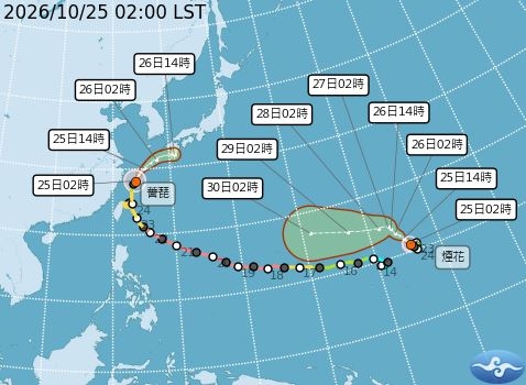 快新聞／薔琵遠離！北部、東部氣溫稍回升　輕颱煙花生成對台影響曝