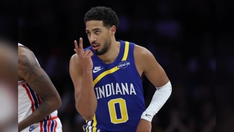 NBA(影)／自己傳給自己！哈利柏頓秀灌籃大賽神技　重傷復出連教頭都驚呼