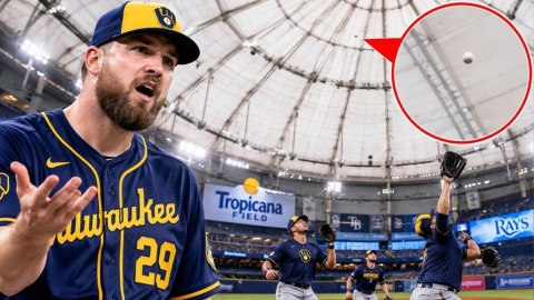 MLB(影)/世界大賽驚見「隱形球」!釀酒人練球找不到球 終結者氣到爆粗口