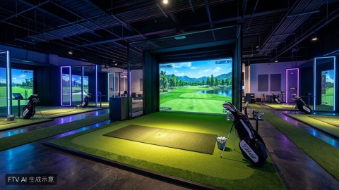 高球科技聯賽TGL迎雙重賽 Tiger Woods率隊強碰衛冕軍