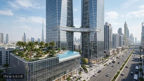 砸11億迪爾汗收購香格里拉 杜拜開發商打造頂級雙子塔