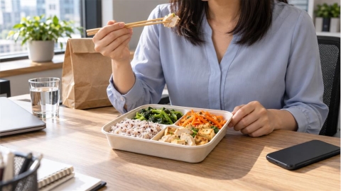 用手機點午餐怎麼挑?營養師:上班族外食這樣吃更均衡