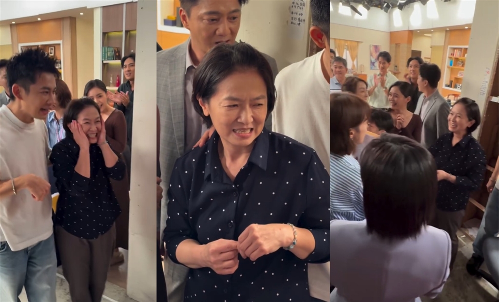 謝瓊煖因趕拍八點檔《豆腐媽媽》無法親自盛裝出席典禮。