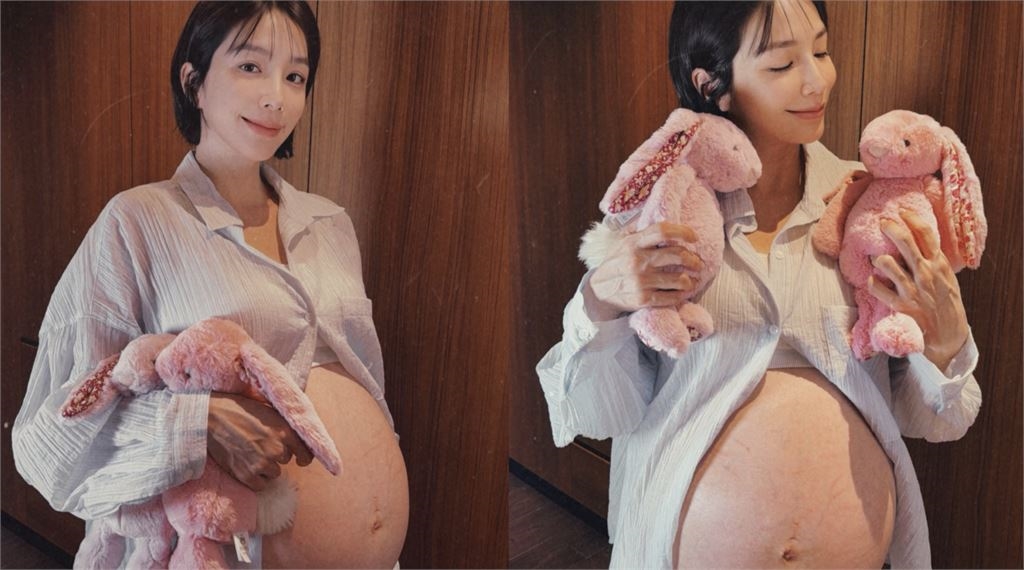 試管雙胞胎卸貨倒數!女星四肢激瘦「秀深V孕肚」拍寫真 絕美近況曝光