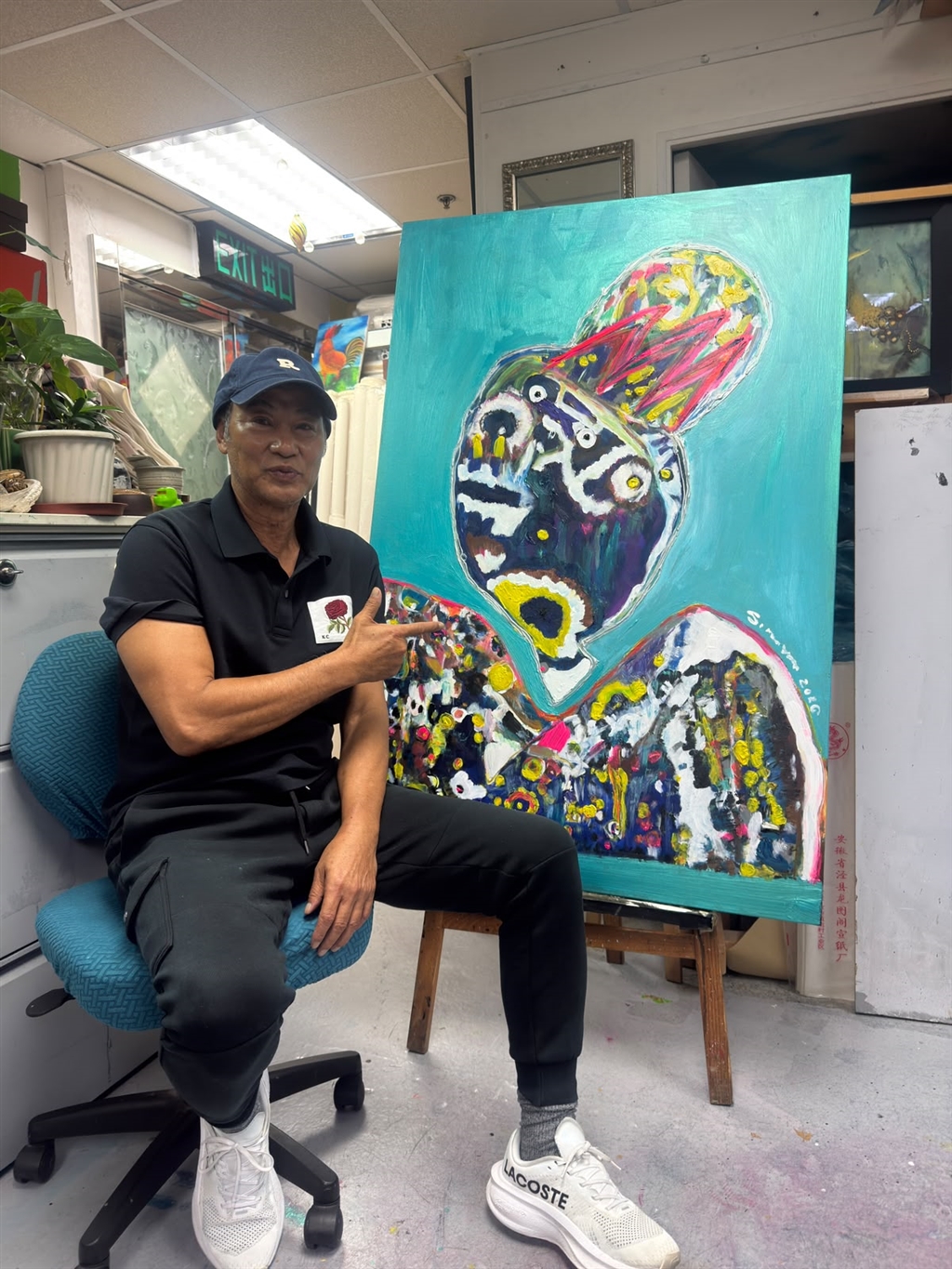 任達華首次在臺北辦畫展（圖／任達華提供）