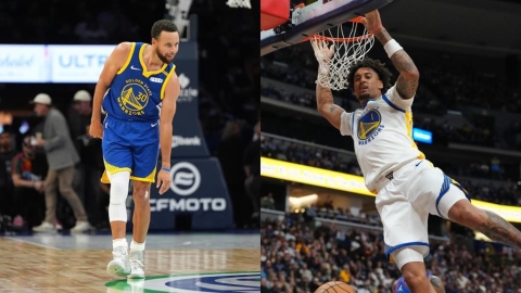 NBA(影)/「咖哩大神」柯瑞38歲照樣狂飆44分!勇士菜鳥驚呆:強得太扯了吧!