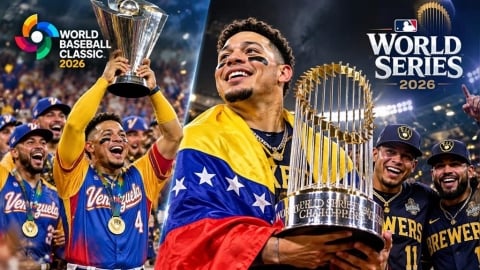 MLB(影)/最夢幻的一年!3月經典賽封王、10月世界大賽奪冠委內瑞拉球員寫歷史
