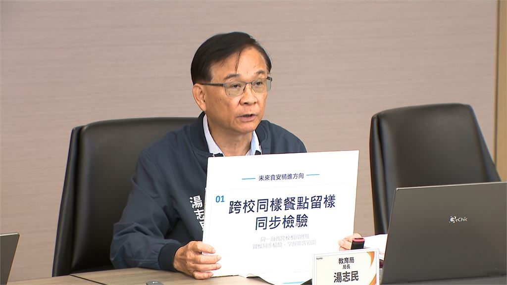 營午六大策進措施守護校園食安 台北市教育局:強化檢驗、稽查