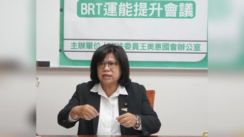 輕軌有需要「眼前交通更重要」 王美惠:BRT每週增26班