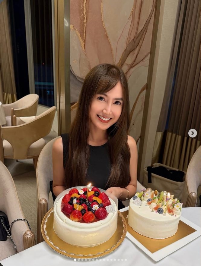 台大五姬翁滋蔓迎40歲!黑洋裝「真實曲線」全被拍…行程滿檔吐心聲:怕衣服塞不下呀