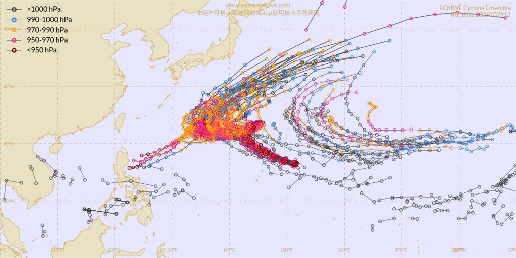 11月放颱風假?煙花重返強颱「詭異路徑」下週大迴轉 專家揭侵台機率