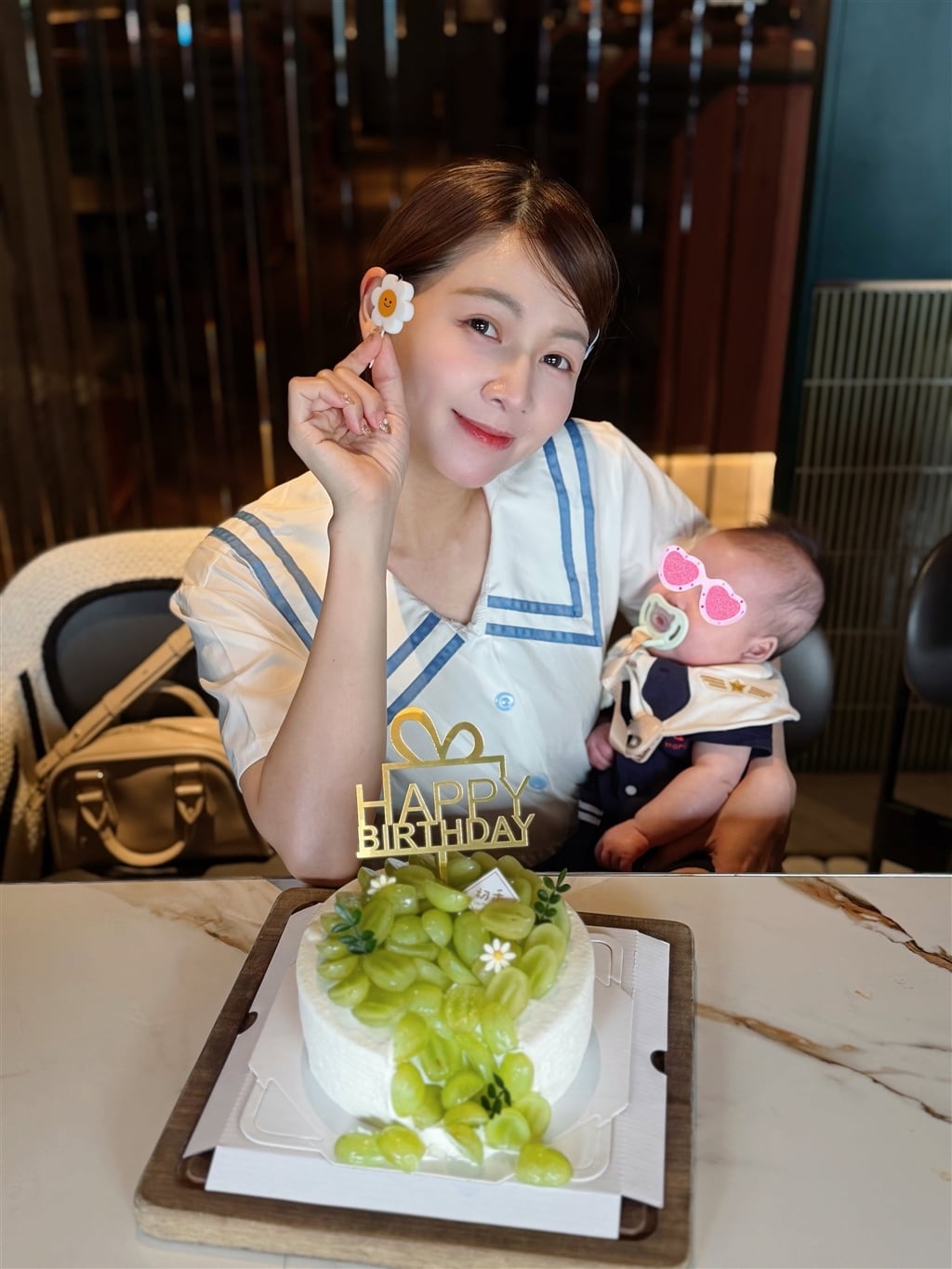 雖然是雙胞胎,謝京穎表示完全沒認錯過。/ 翻攝謝京穎FB
