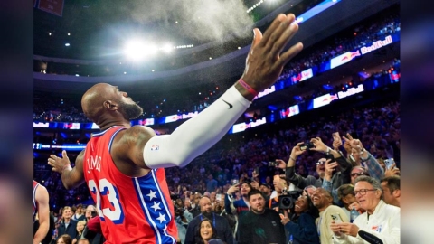 NBA(影)/七六人再度擊敗衛冕軍尼克!總教練大讚詹皇表現最出色一戰