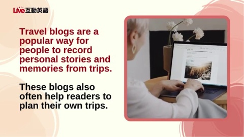 Learning to Write:Travel Blogs 